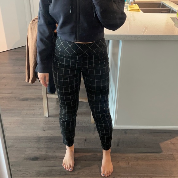 Banana Republic | black windowpane pants - Picture 5 of 6